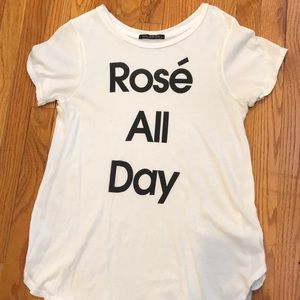 Rosé All Day Wildfox t-shirt